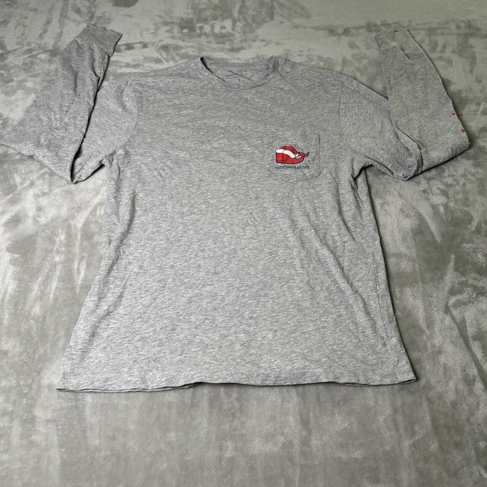 Vineyard Vines Naughty Nice checklist long sleeve. LIMITED EDITION Small size